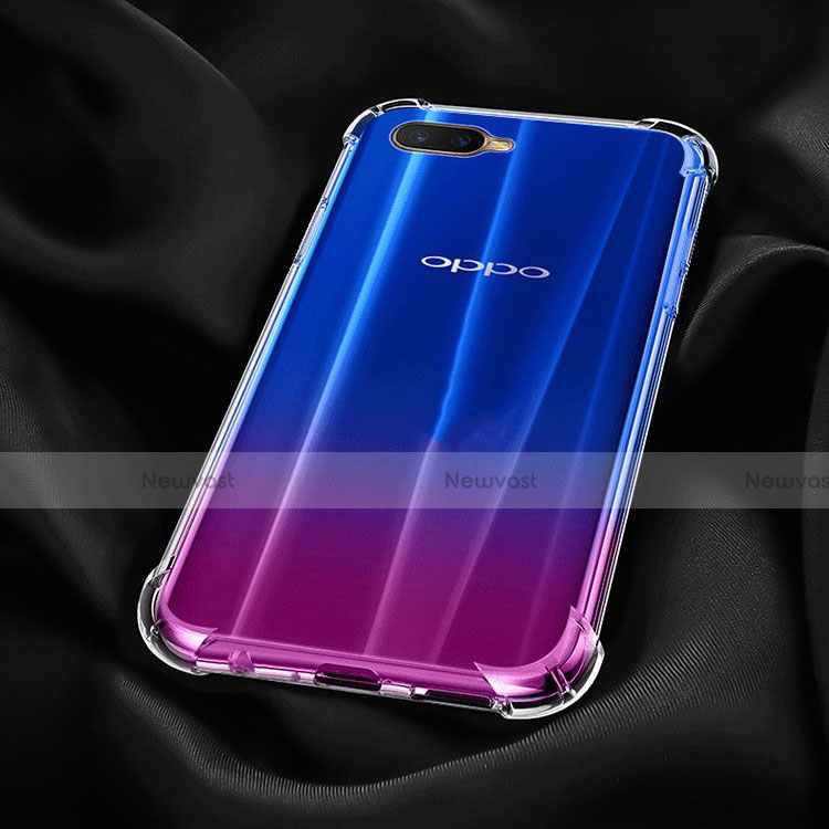 Ultra-thin Transparent TPU Soft Case Z05 for Oppo R15X Clear