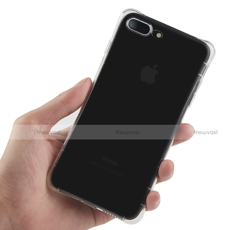 Ultra-thin Transparent TPU Soft Case Z06 for Apple iPhone 7 Plus Clear