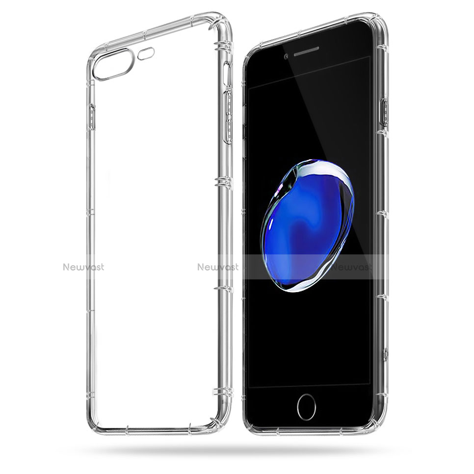 Ultra-thin Transparent TPU Soft Case Z07 for Apple iPhone 7 Plus Clear