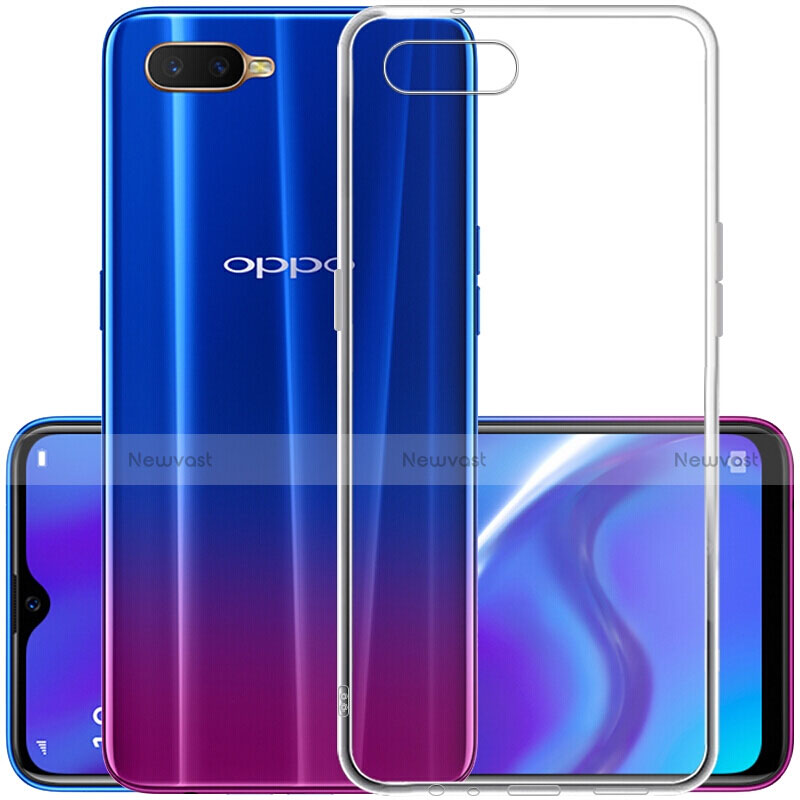 Ultra-thin Transparent TPU Soft Case Z07 for Oppo K1 Clear