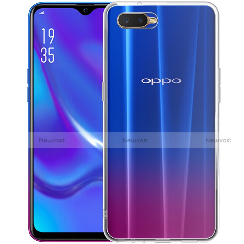 Ultra-thin Transparent TPU Soft Case Z07 for Oppo K1 Clear