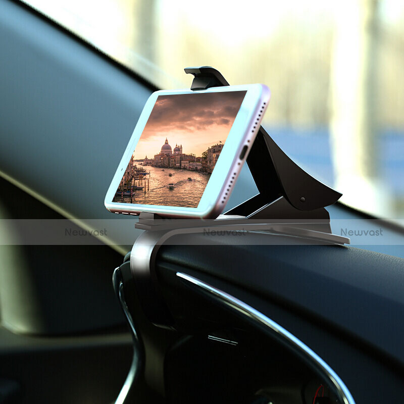 Universal Car Dashboard Mount Clip Cell Phone Holder Cradle T02 Black