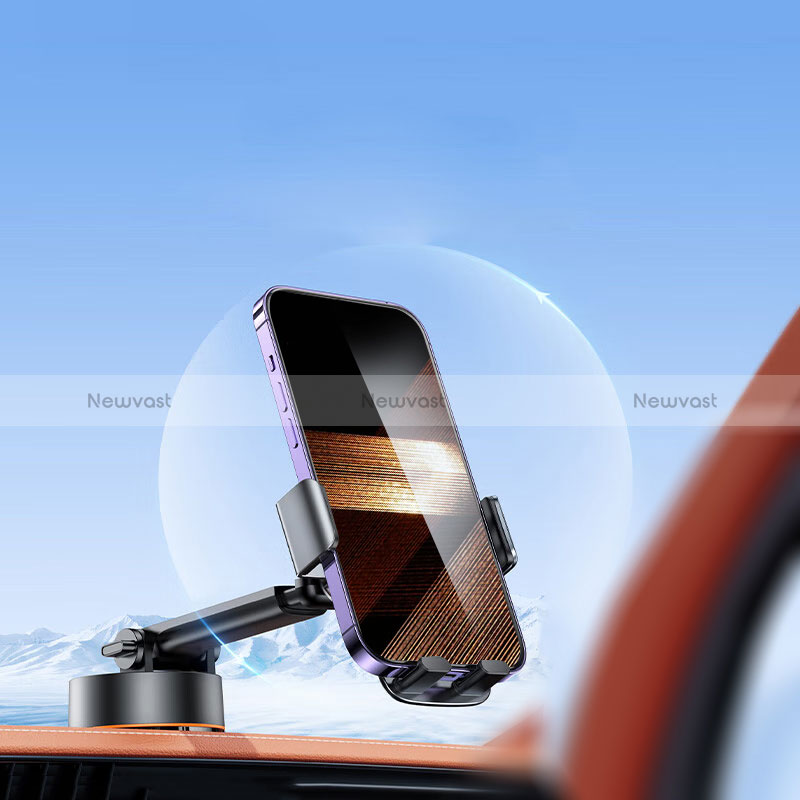 Universal Car Suction Cup Mount Cell Phone Holder Cradle BS1 Black