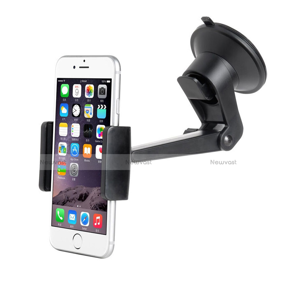 Universal Car Suction Cup Mount Cell Phone Holder Stand M05 Black