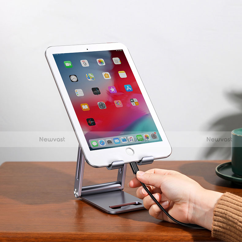 Universal Cell Phone Stand Smartphone Holder for Desk K03 Gray