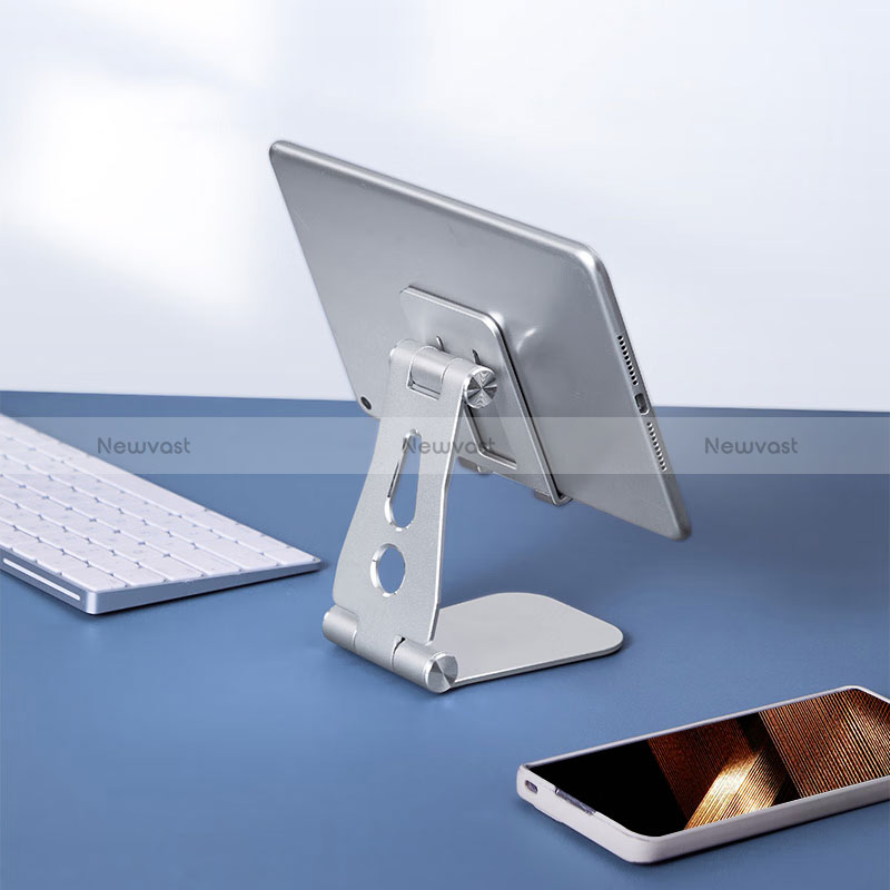 Universal Cell Phone Stand Smartphone Holder for Desk N19 Silver