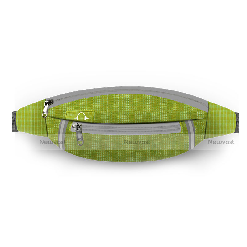 Universal Gym Sport Running Jog Belt Loop Strap Case L09 Green