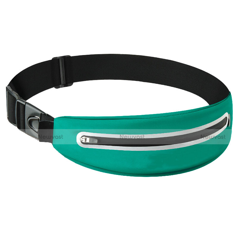 Universal Gym Sport Running Jog Belt Loop Strap Case L11 Green