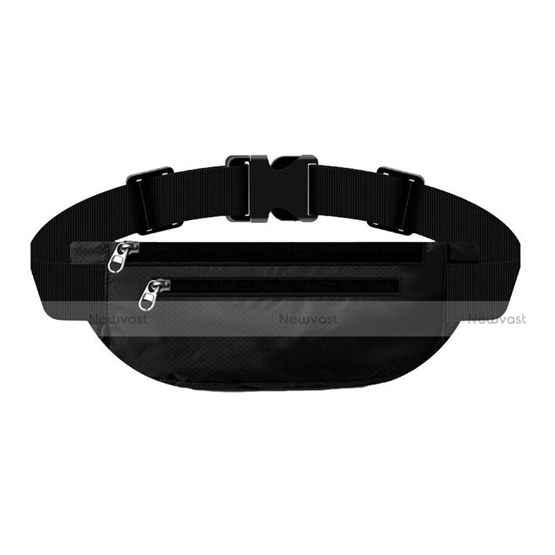 Universal Gym Sport Running Jog Belt Loop Strap Case S03 Black