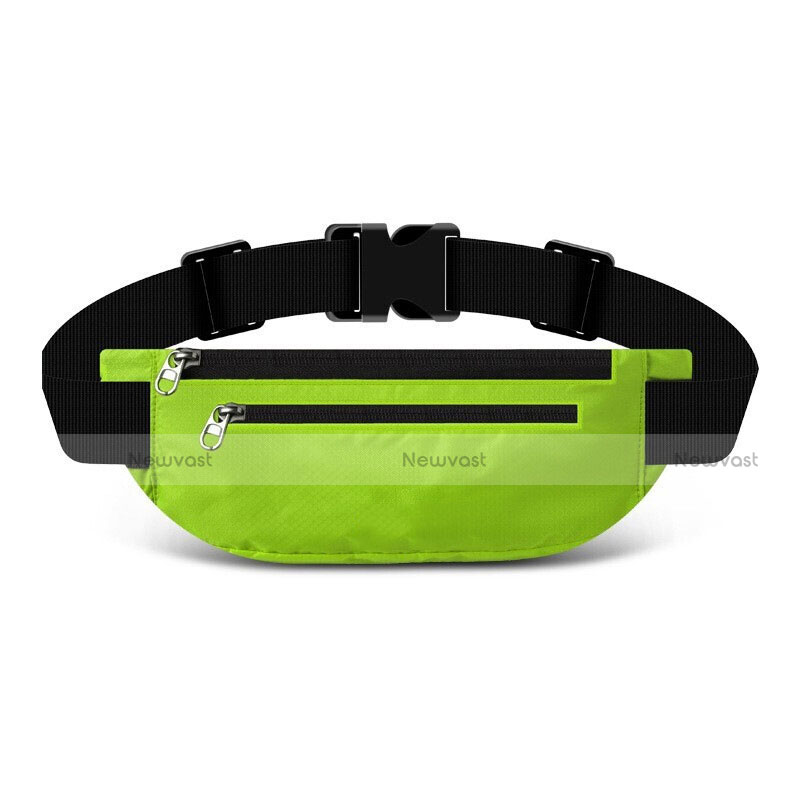 Universal Gym Sport Running Jog Belt Loop Strap Case S03 Green