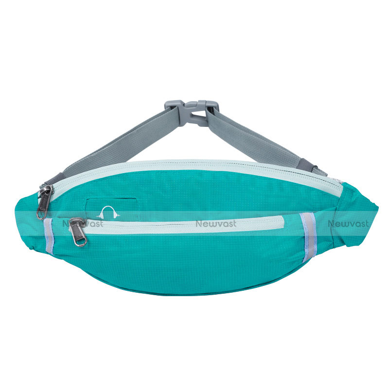 Universal Gym Sport Running Jog Belt Loop Strap Case S07 Cyan