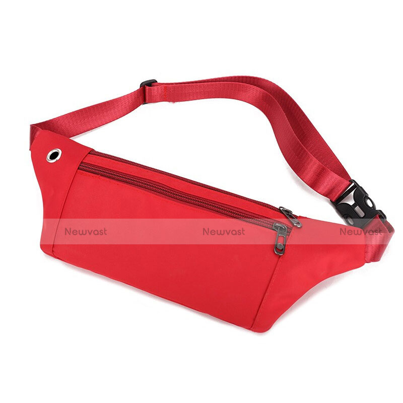 Universal Gym Sport Running Jog Belt Loop Strap Case S14 Red