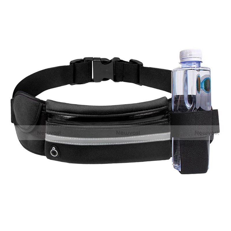 Universal Gym Sport Running Jog Belt Loop Strap Case S16 Black