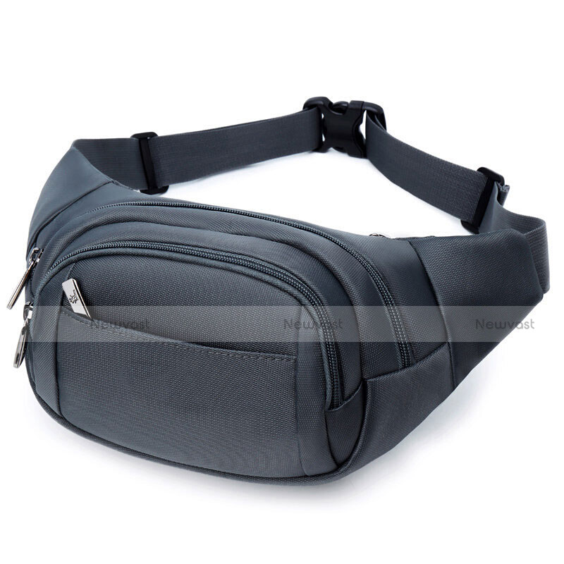 Universal Gym Sport Running Jog Belt Loop Strap Case S17 Gray