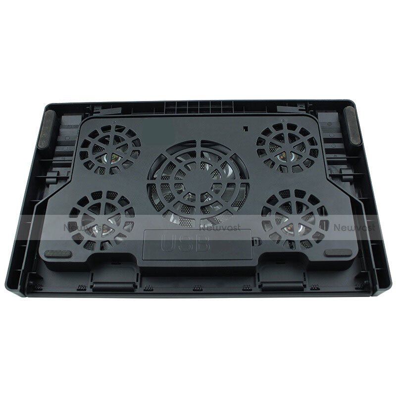 Universal Laptop Stand Notebook Holder Cooling Pad USB Fans 9 inch to 16 inch M01 for Apple MacBook Pro 15 inch Black