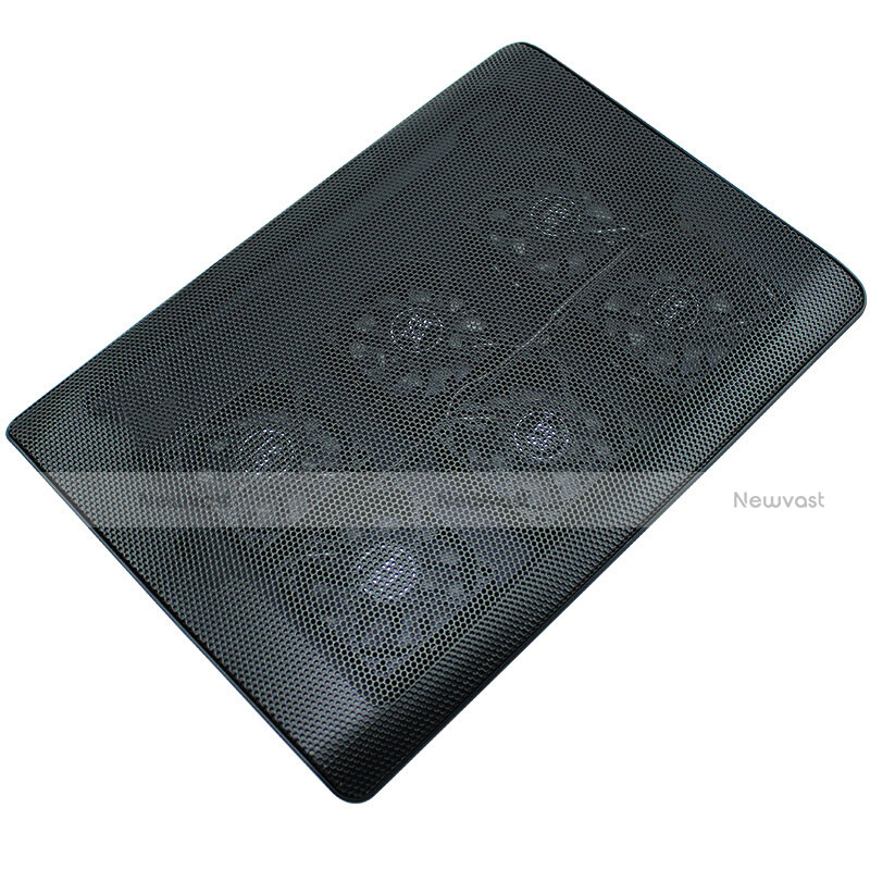 Universal Laptop Stand Notebook Holder Cooling Pad USB Fans 9 inch to 16 inch M03 for Apple MacBook 12 inch Black