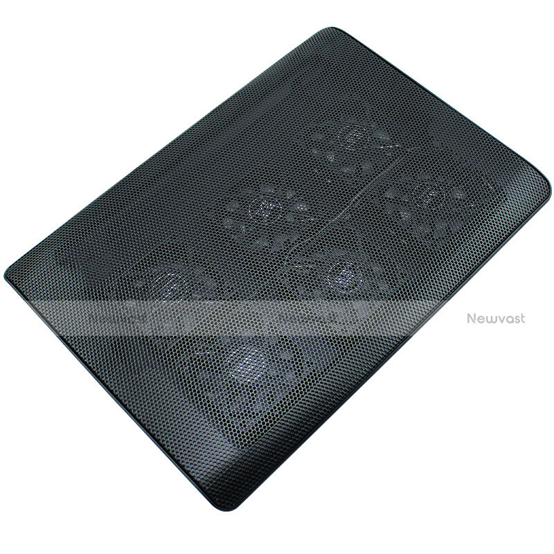 Universal Laptop Stand Notebook Holder Cooling Pad USB Fans 9 inch to 16 inch M03 for Huawei MateBook 13 (2020) Black