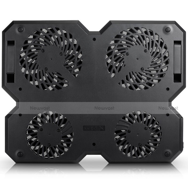 Universal Laptop Stand Notebook Holder Cooling Pad USB Fans 9 inch to 16 inch M06 for Apple MacBook Air 13 inch (2020) Black