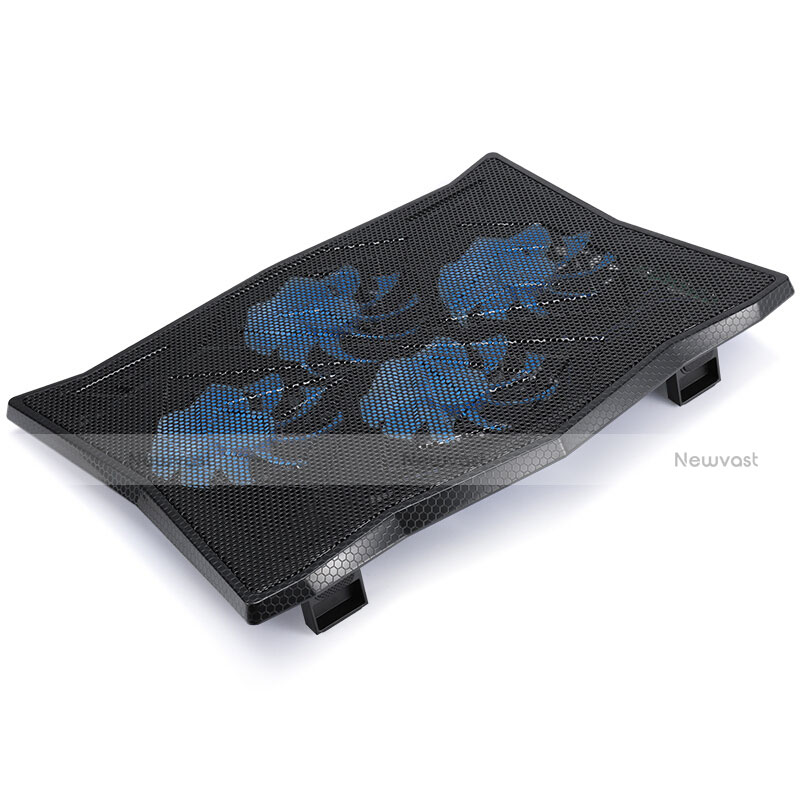 Universal Laptop Stand Notebook Holder Cooling Pad USB Fans 9 inch to 16 inch M08 for Apple MacBook Air 13 inch Black