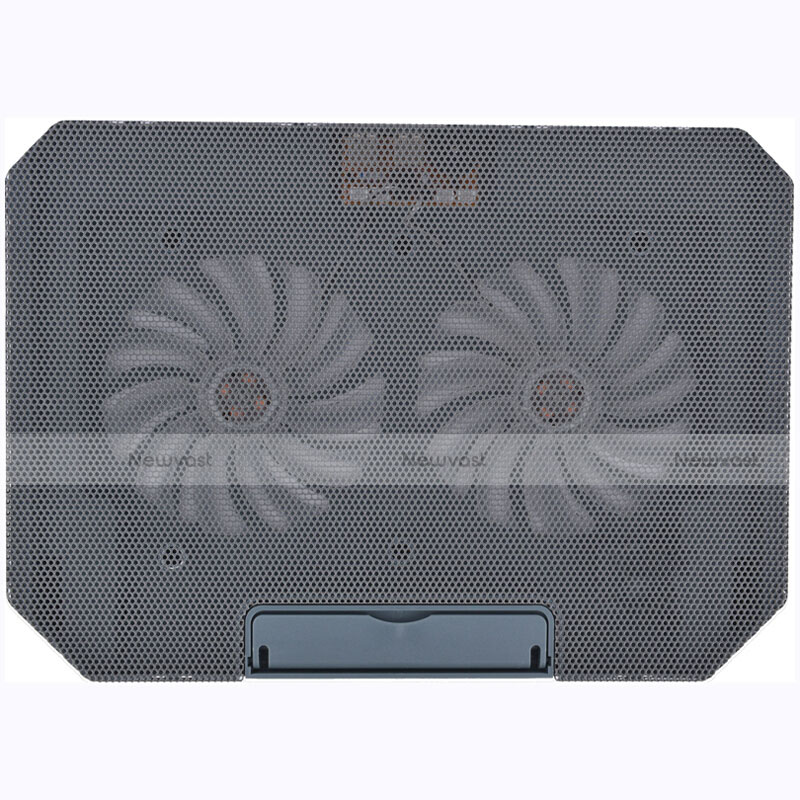 Universal Laptop Stand Notebook Holder Cooling Pad USB Fans 9 inch to 16 inch M16 for Apple MacBook Air 11 inch Gray