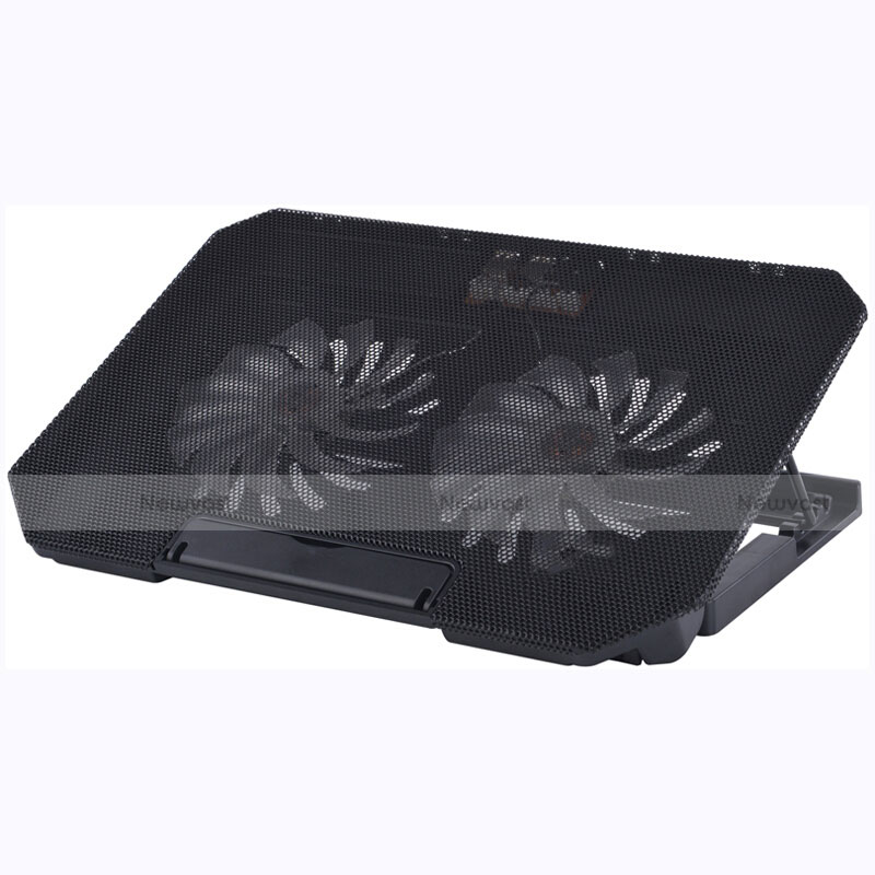 Universal Laptop Stand Notebook Holder Cooling Pad USB Fans 9 inch to 16 inch M16 for Apple MacBook Pro 13 inch Black