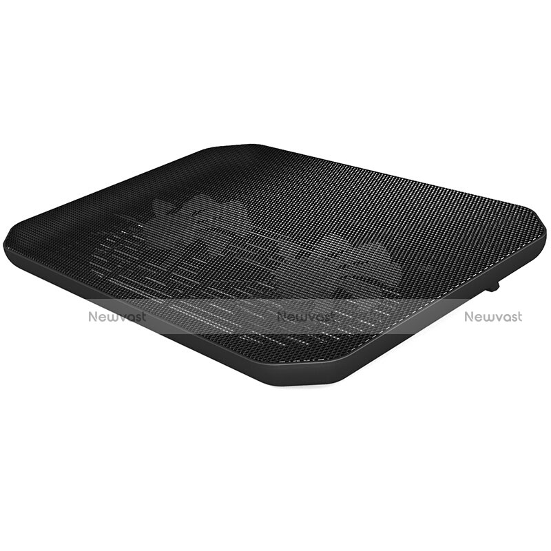 Universal Laptop Stand Notebook Holder Cooling Pad USB Fans 9 inch to 16 inch M20 for Apple MacBook Pro 15 inch Black