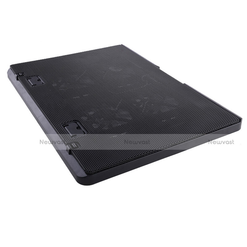 Universal Laptop Stand Notebook Holder Cooling Pad USB Fans 9 inch to 16 inch M22 for Huawei Honor MagicBook 14 Black