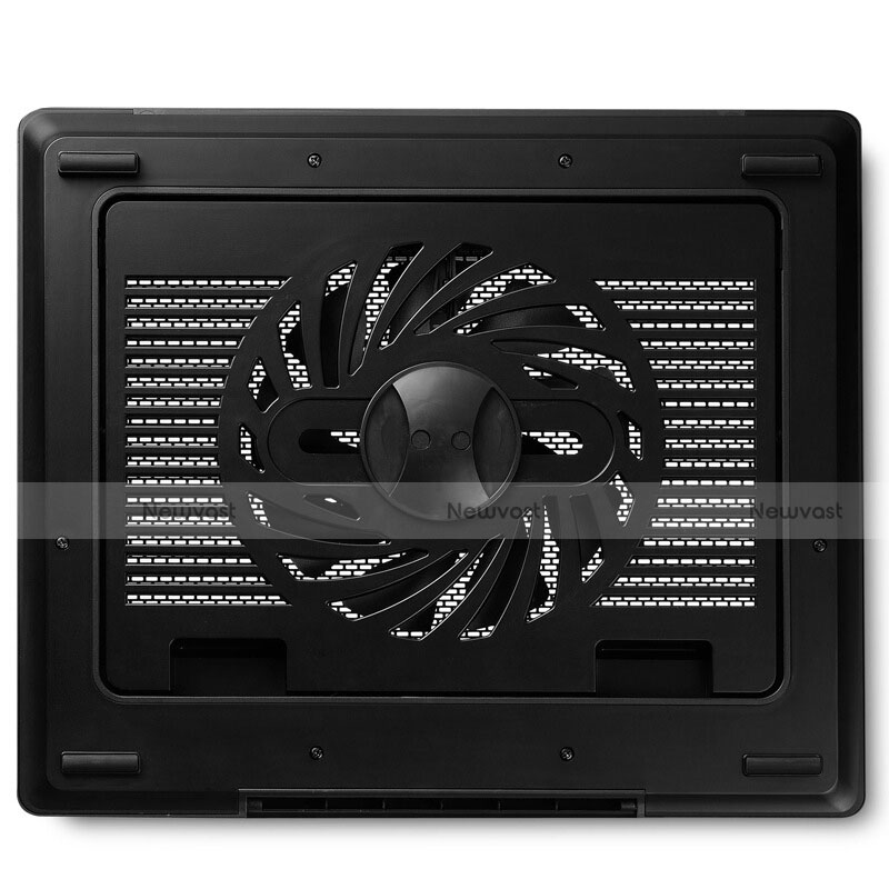 Universal Laptop Stand Notebook Holder Cooling Pad USB Fans 9 inch to 16 inch M23 for Apple MacBook Air 13 inch (2020) Black