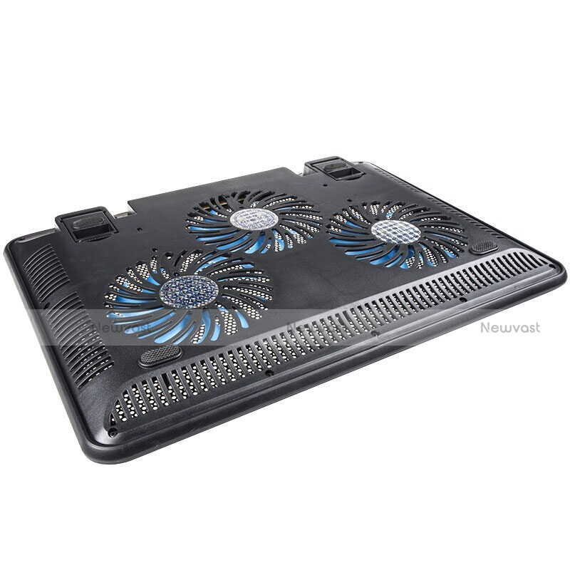 Universal Laptop Stand Notebook Holder Cooling Pad USB Fans 9 inch to 17 inch L04 for Apple MacBook Pro 15 inch Black