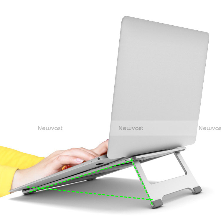 Universal Laptop Stand Notebook Holder K05 for Apple MacBook Pro 15 inch Silver