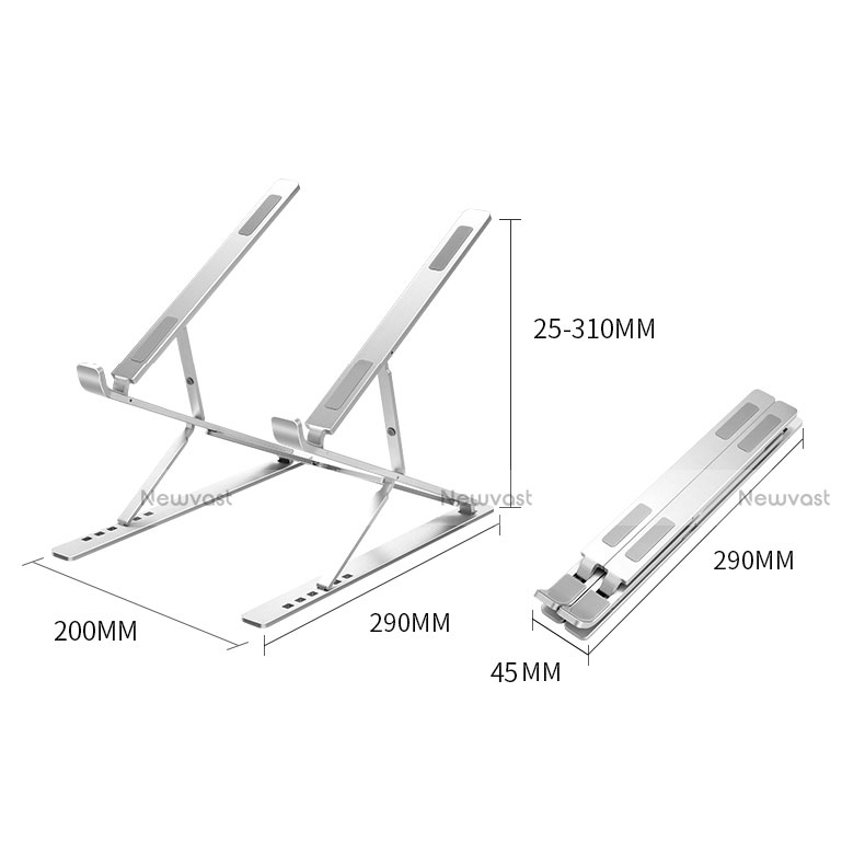 Universal Laptop Stand Notebook Holder K09 for Apple MacBook Air 13 inch (2020) Silver