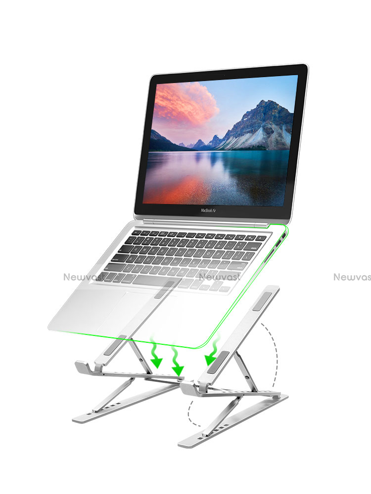 Universal Laptop Stand Notebook Holder K09 for Huawei MateBook 13 (2020) Silver