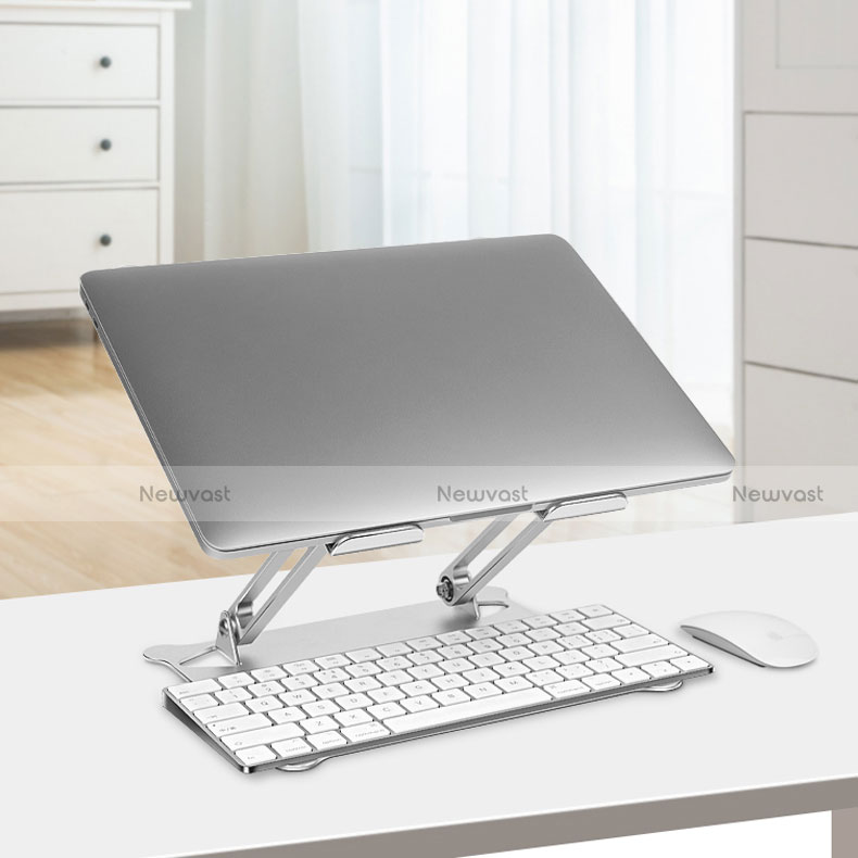 Universal Laptop Stand Notebook Holder K12 for Apple MacBook Air 13.3 inch (2018) Silver