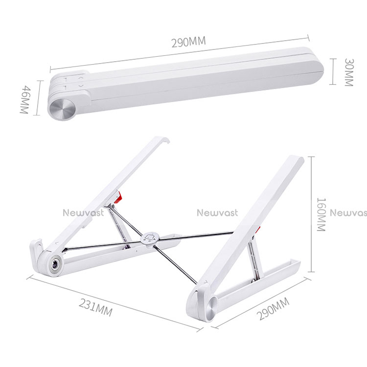 Universal Laptop Stand Notebook Holder K13 for Huawei Honor MagicBook Pro (2020) 16.1 Silver