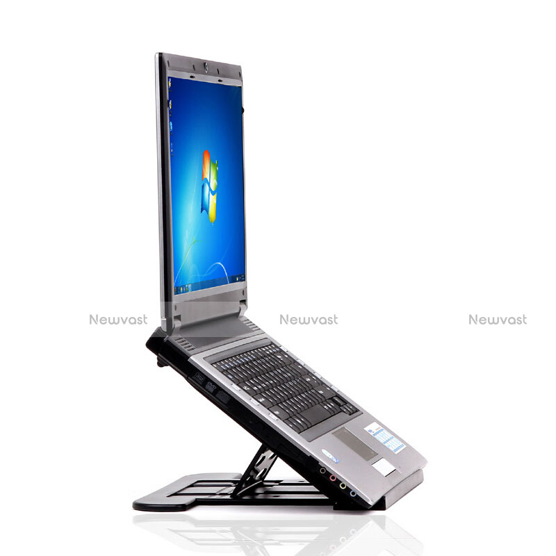 Universal Laptop Stand Notebook Holder S02 for Apple MacBook 12 inch Black