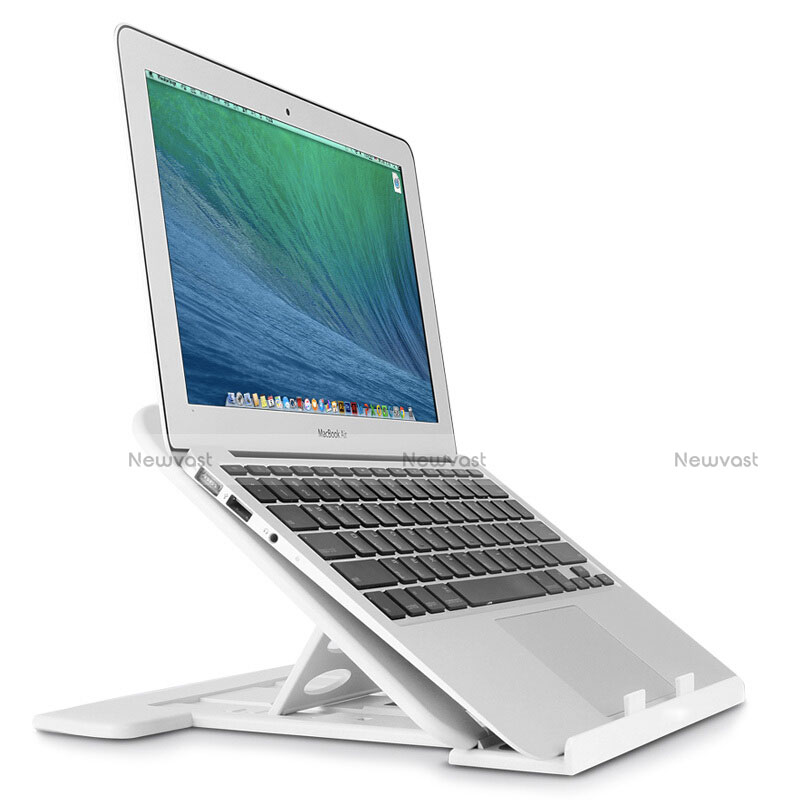 Universal Laptop Stand Notebook Holder S02 for Apple MacBook Air 13.3 inch (2018) Silver