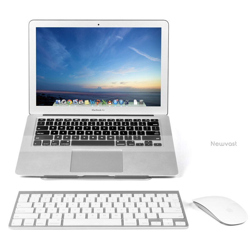 Universal Laptop Stand Notebook Holder S05 for Apple MacBook Air 13 inch Silver