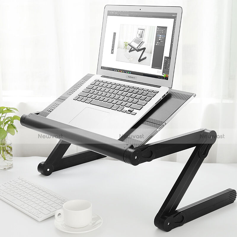 Universal Laptop Stand Notebook Holder S06 for Apple MacBook 12 inch Black