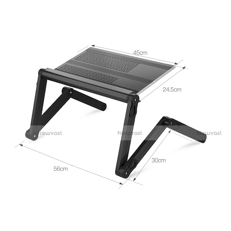 Universal Laptop Stand Notebook Holder S06 for Apple MacBook 12 inch Black