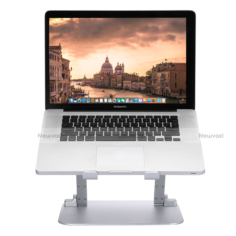 Universal Laptop Stand Notebook Holder S08 for Apple MacBook Air 13 inch (2020) Silver