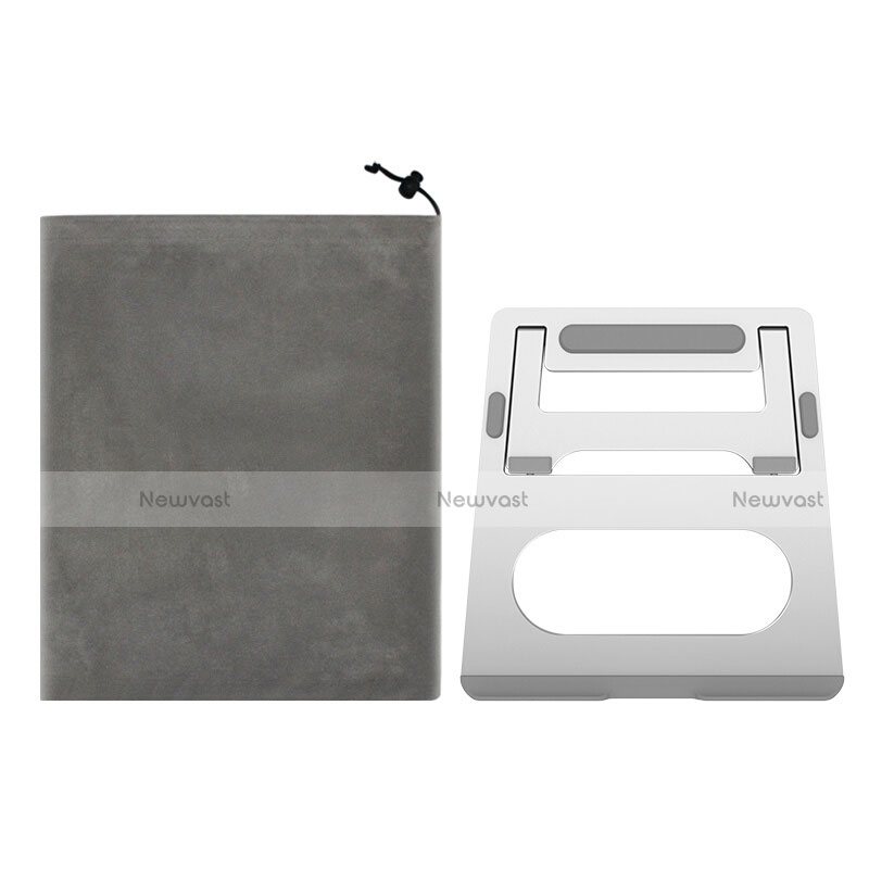 Universal Laptop Stand Notebook Holder S10 for Apple MacBook 12 inch Silver