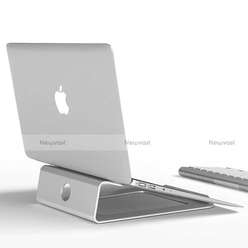 Universal Laptop Stand Notebook Holder S11 for Apple MacBook Pro 13 inch Retina Silver