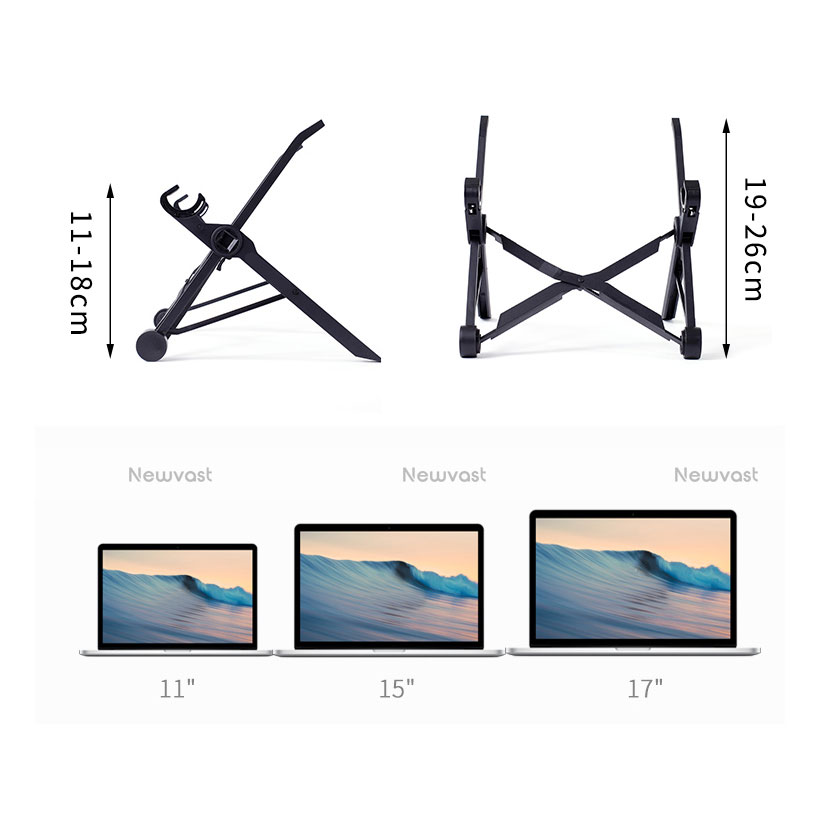 Universal Laptop Stand Notebook Holder S14 for Samsung Galaxy Book Flex 13.3 NP930QCG Black