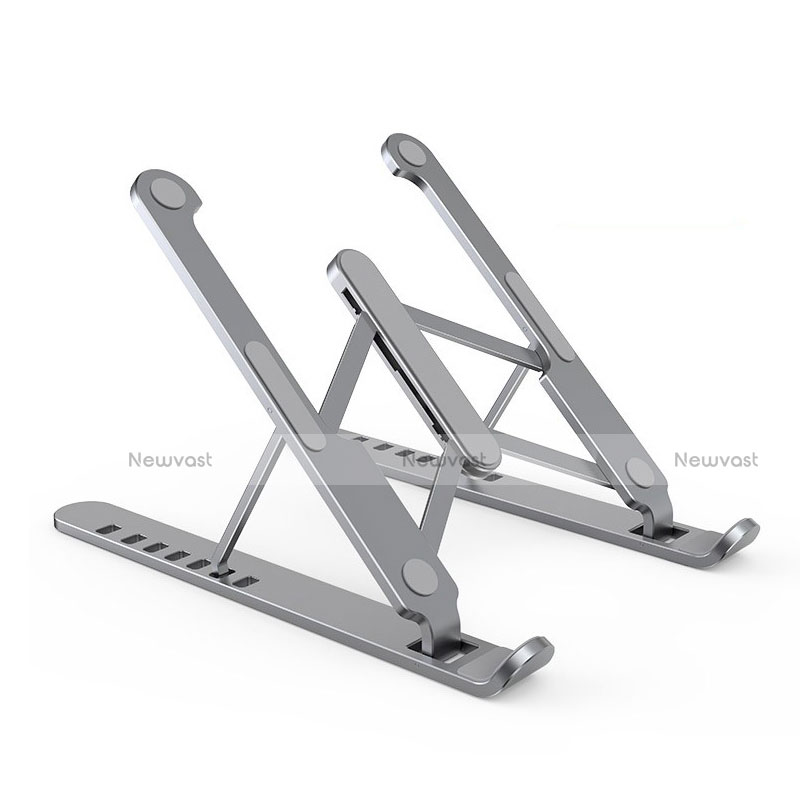 Universal Laptop Stand Notebook Holder T01 for Apple MacBook Pro 15 inch Gray