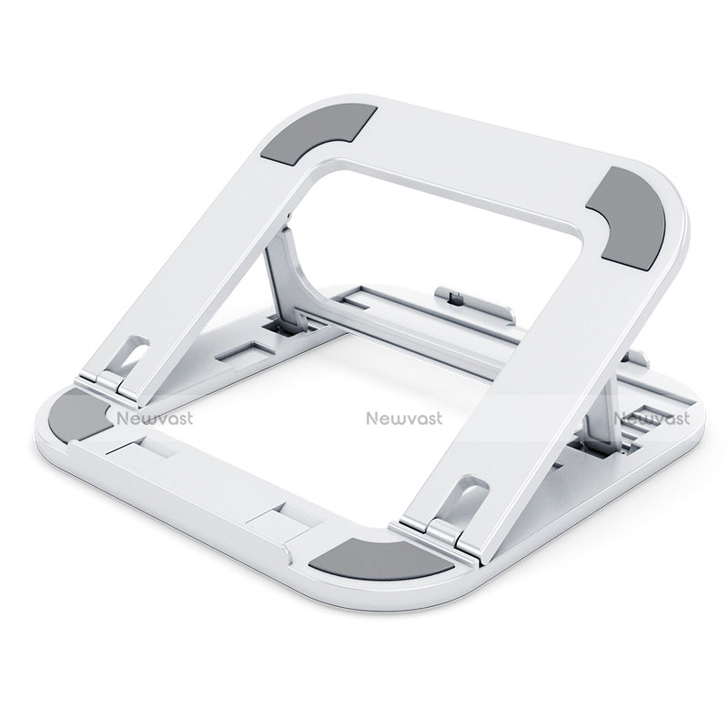 Universal Laptop Stand Notebook Holder T02 for Samsung Galaxy Book S 13.3 SM-W767 White
