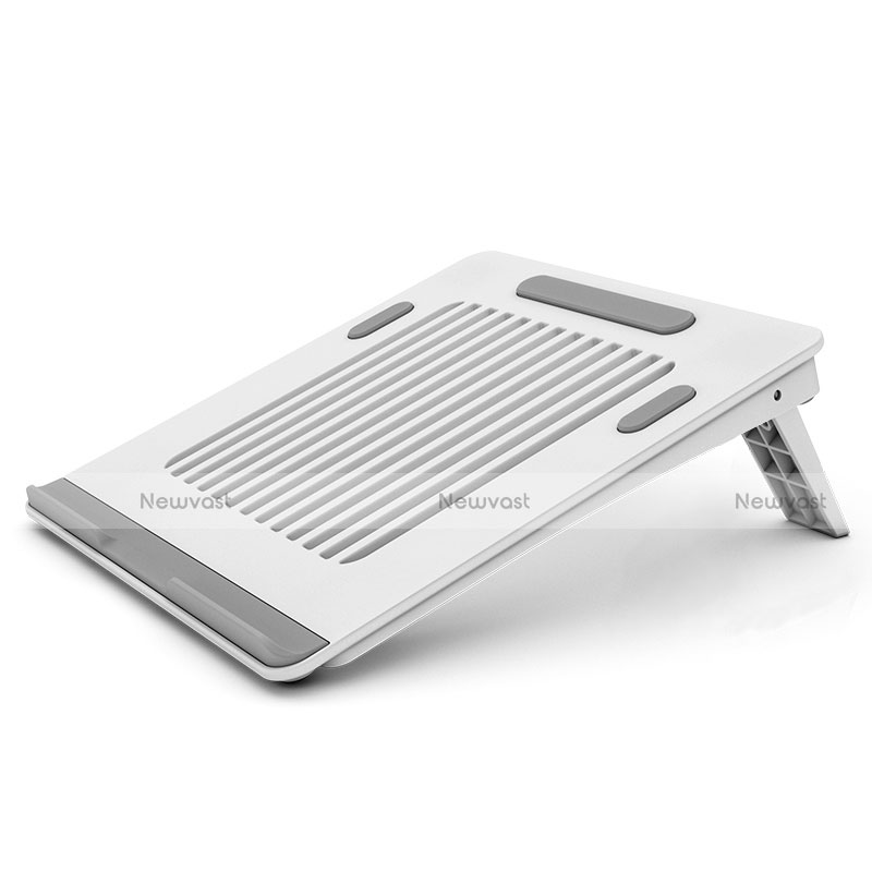 Universal Laptop Stand Notebook Holder T04 for Apple MacBook Pro 13 inch Retina White