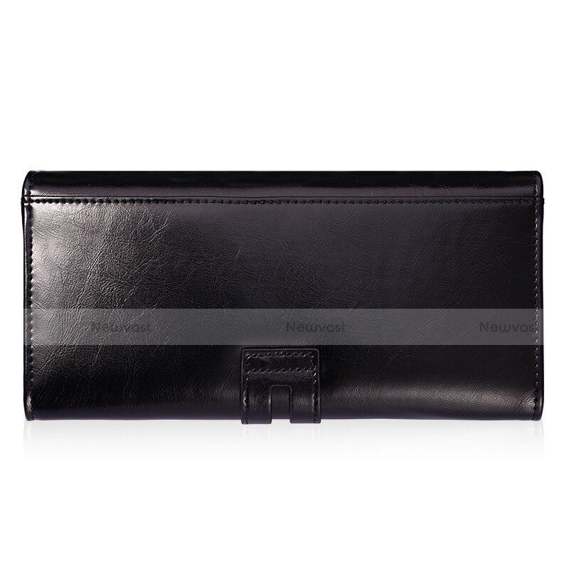 Universal Leather Wristlet Wallet Handbag Case H14 Black