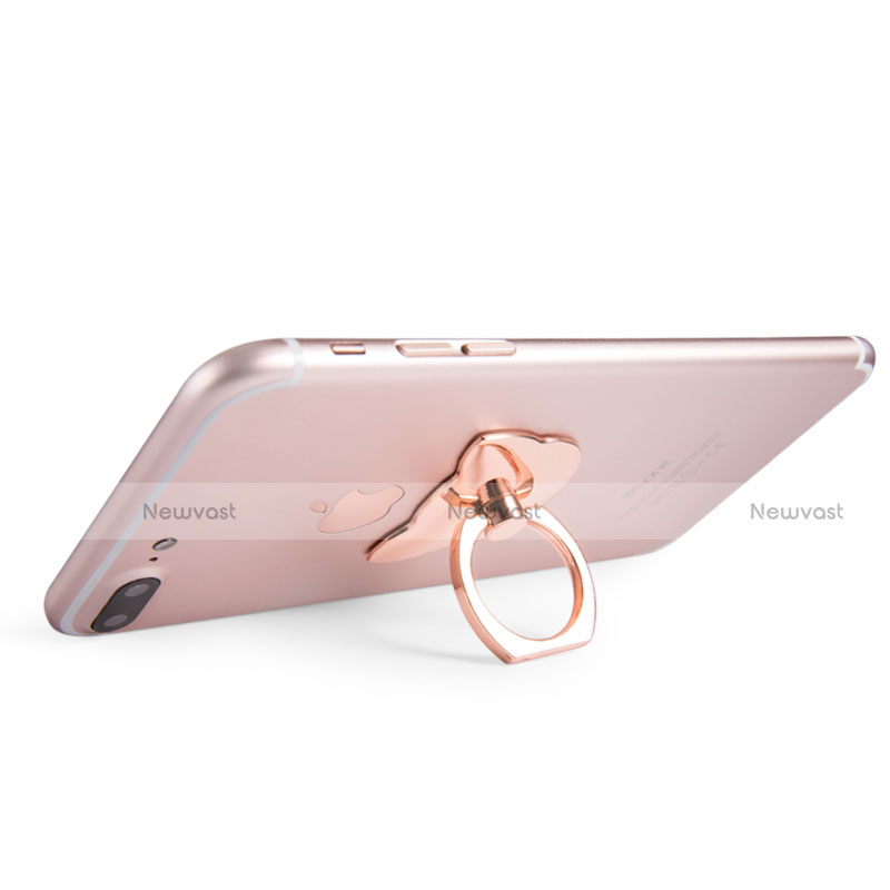 Universal Mobile Phone Finger Ring Stand Holder R04 Rose Gold