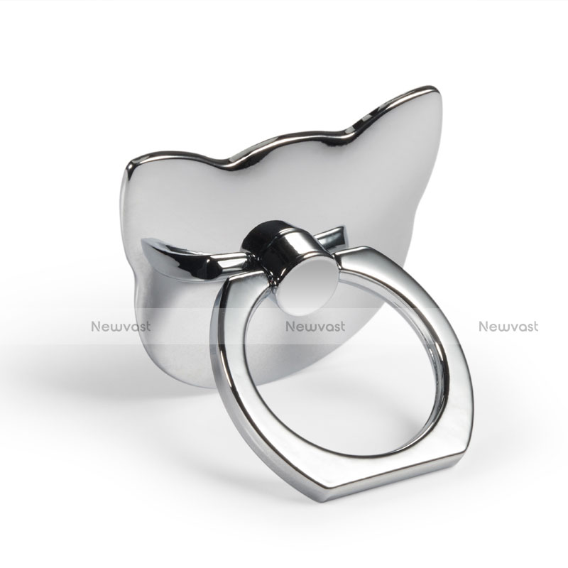 Universal Mobile Phone Finger Ring Stand Holder R04 Silver