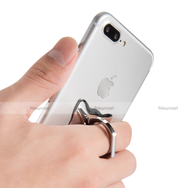 Universal Mobile Phone Finger Ring Stand Holder R04 Silver